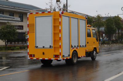 五十铃100P双排1000方救险车 城市应急排涝的移动堡垒